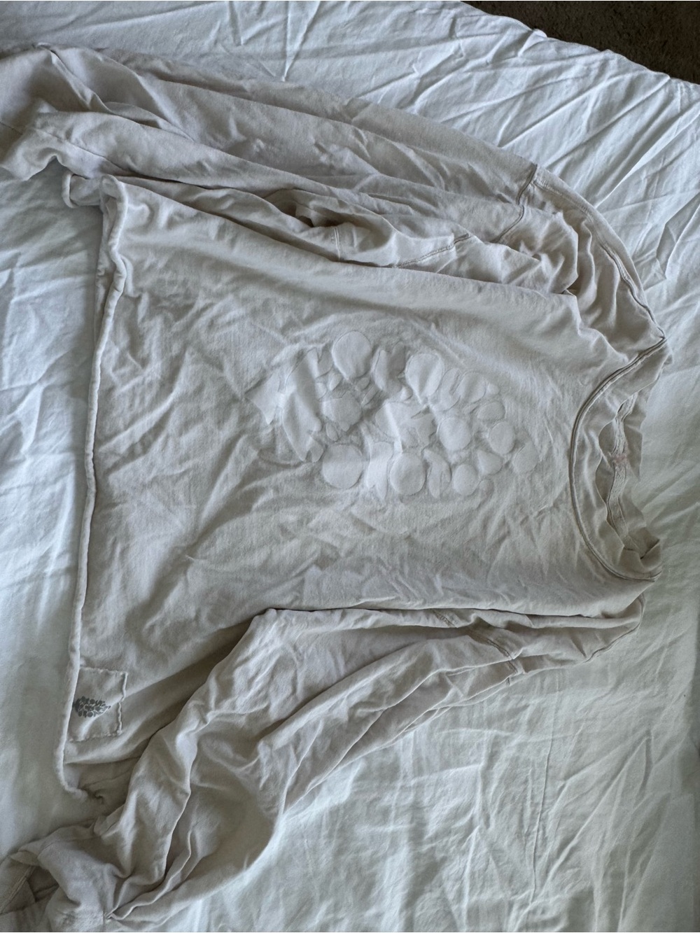 FP Movement by Free People Cream Long Sleeve Top